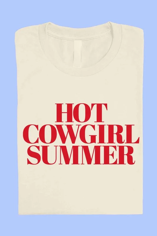 Hot Cowgirl Summer Graphic TEE