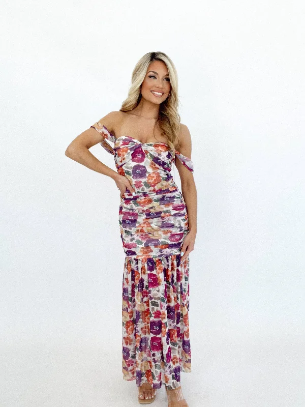 Island Blossom Maxi Dress