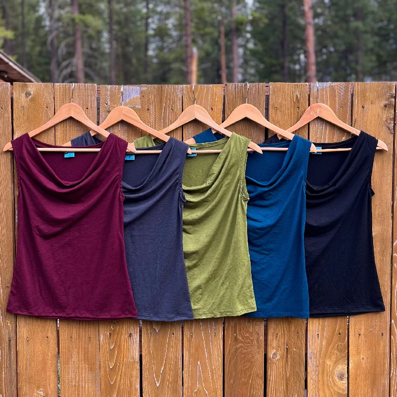 Merino Wool Lupine Cowl Tank