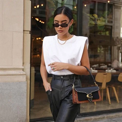 OOTN Summer Sleeveless Top Female O Neck White Women Blouse Shirt Ladies Loose solid Chic Casual Blouses Black 2020 Cotton Brown