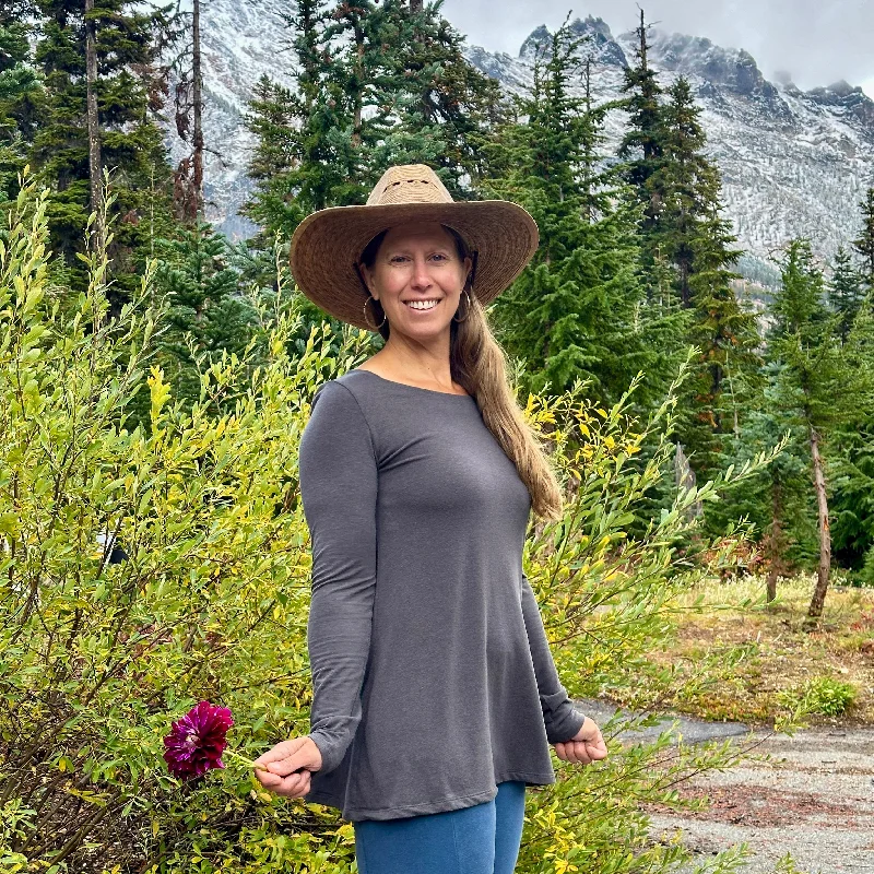 SALE - Organic Aster Tunic Long Sleeve Shirt