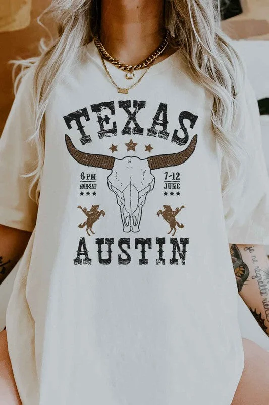 TEXAS AUSTIN WESTERN GRAPHIC TEE / T-SHIRT